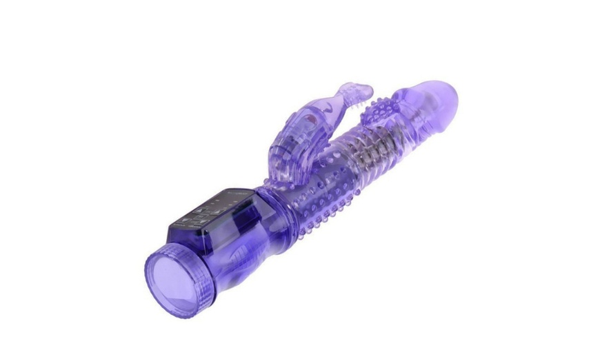 Image 2: 360 Rotate Multi-speed Waterproof Vibrator Massager