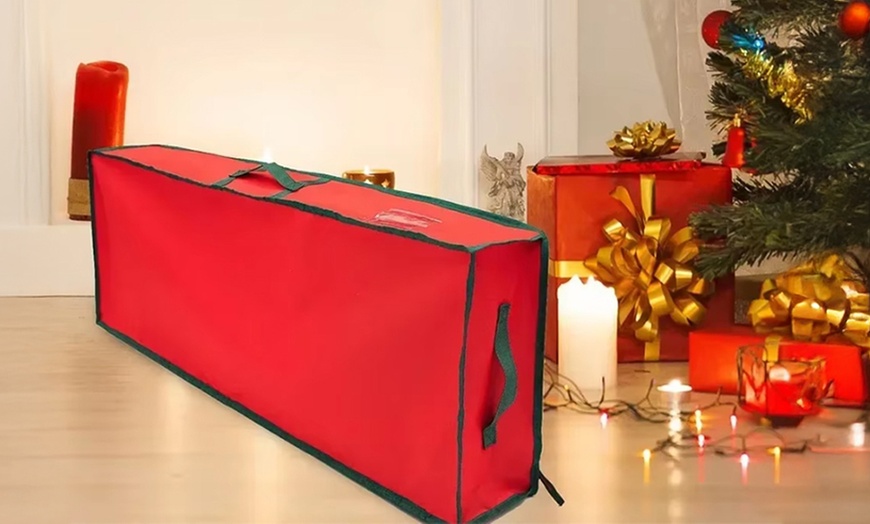 Image 2: Large Capacity Wrapping Paper Storage Bag