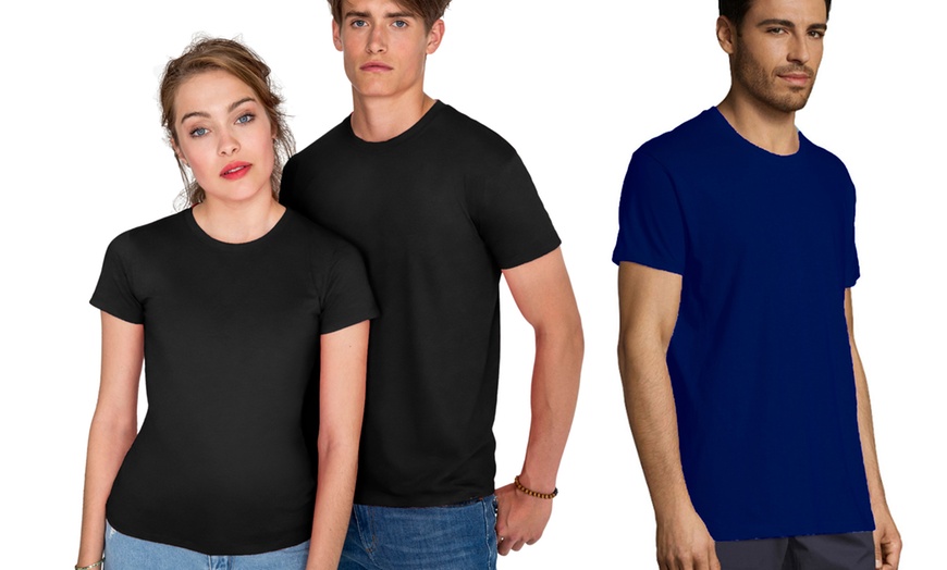 Image 1: Unisex Plain T-Shirts