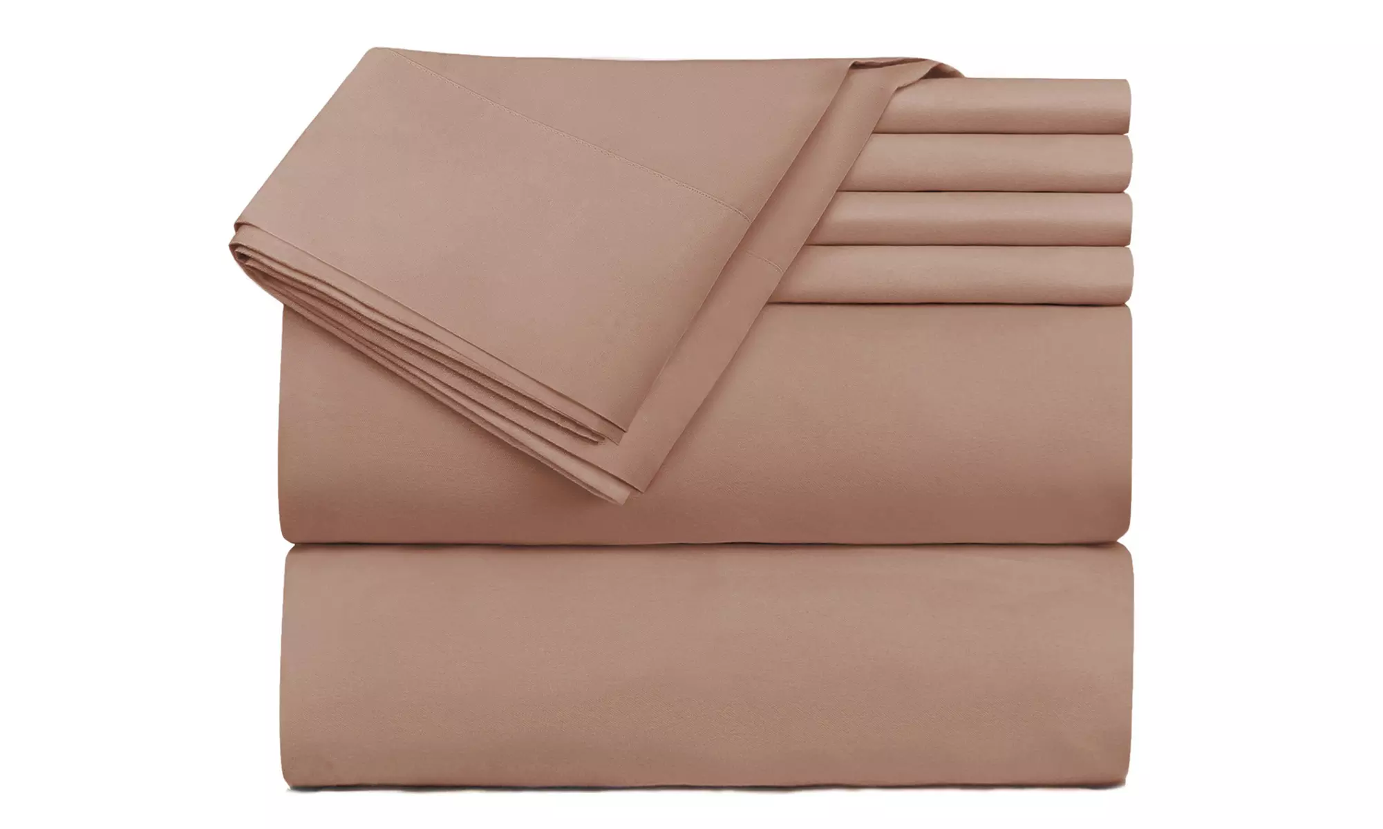 Nestl 7 Piece Split King Bed Sheet Set - Extra Deep Pocket Split King Sheet Set