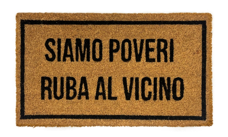 Image 7: Zerbino in cocco, con retro antiscivolo