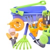 Image 4: Kids Gardening Play Set with Wheelbarrow and Tools