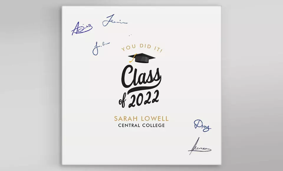 Explore GiftsForYouNow's Custom Holiday Home Decor with Personalized Canvas Keepsake, offering up to 49% off - Second Medium