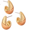 Image 5: One or Two Pairs of Gold Teardrop Earrings Lightweight Design