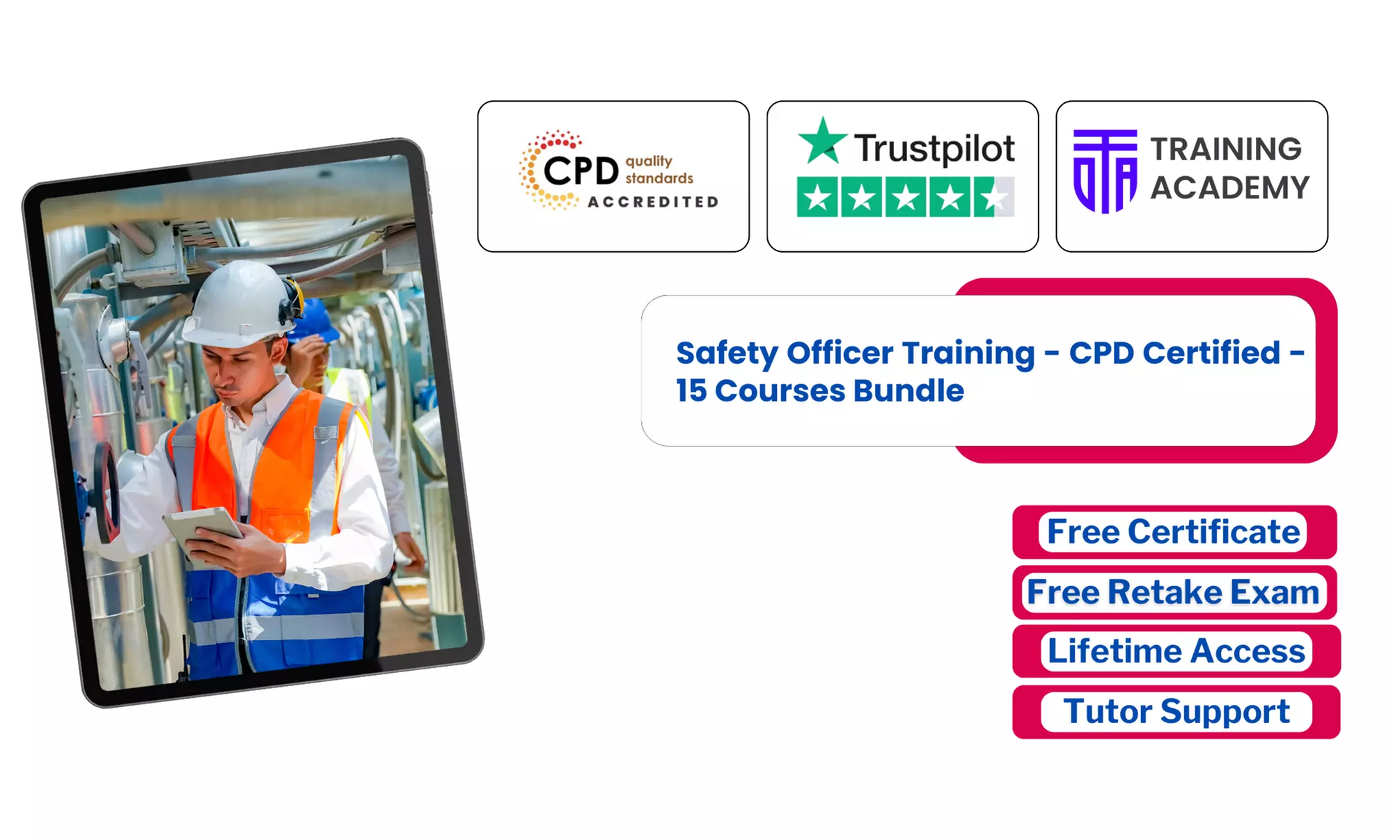 Join Online Training Academy's Safety Officer Training-CPD Certified:15 Courses/Lifetime Membership(Up to58%Off - Primary Image
