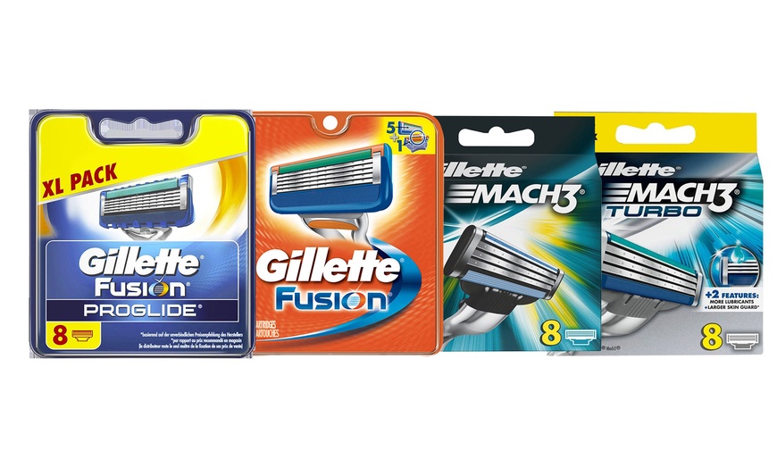 Image 1: Pack of Eight Gillette Razor Blades
