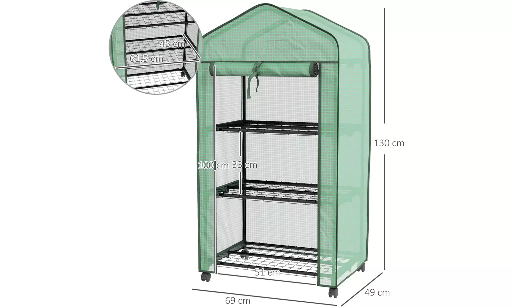 Outsunny Mini Greenhouse