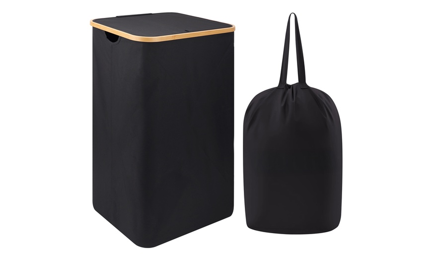 Image 2: Panier à linge "Adam" avec sac à linge