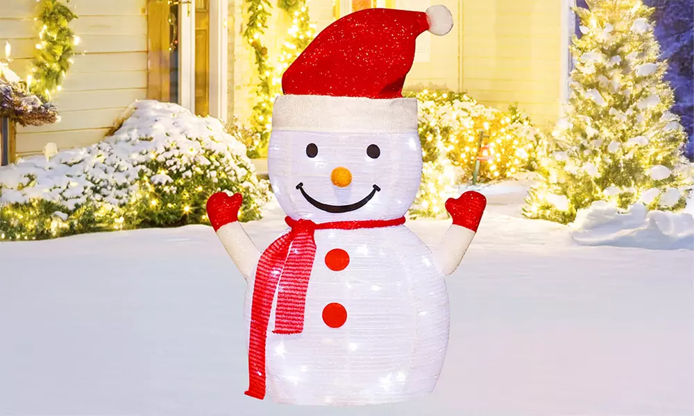 Christmas Collapsible LED Lamp with Timer