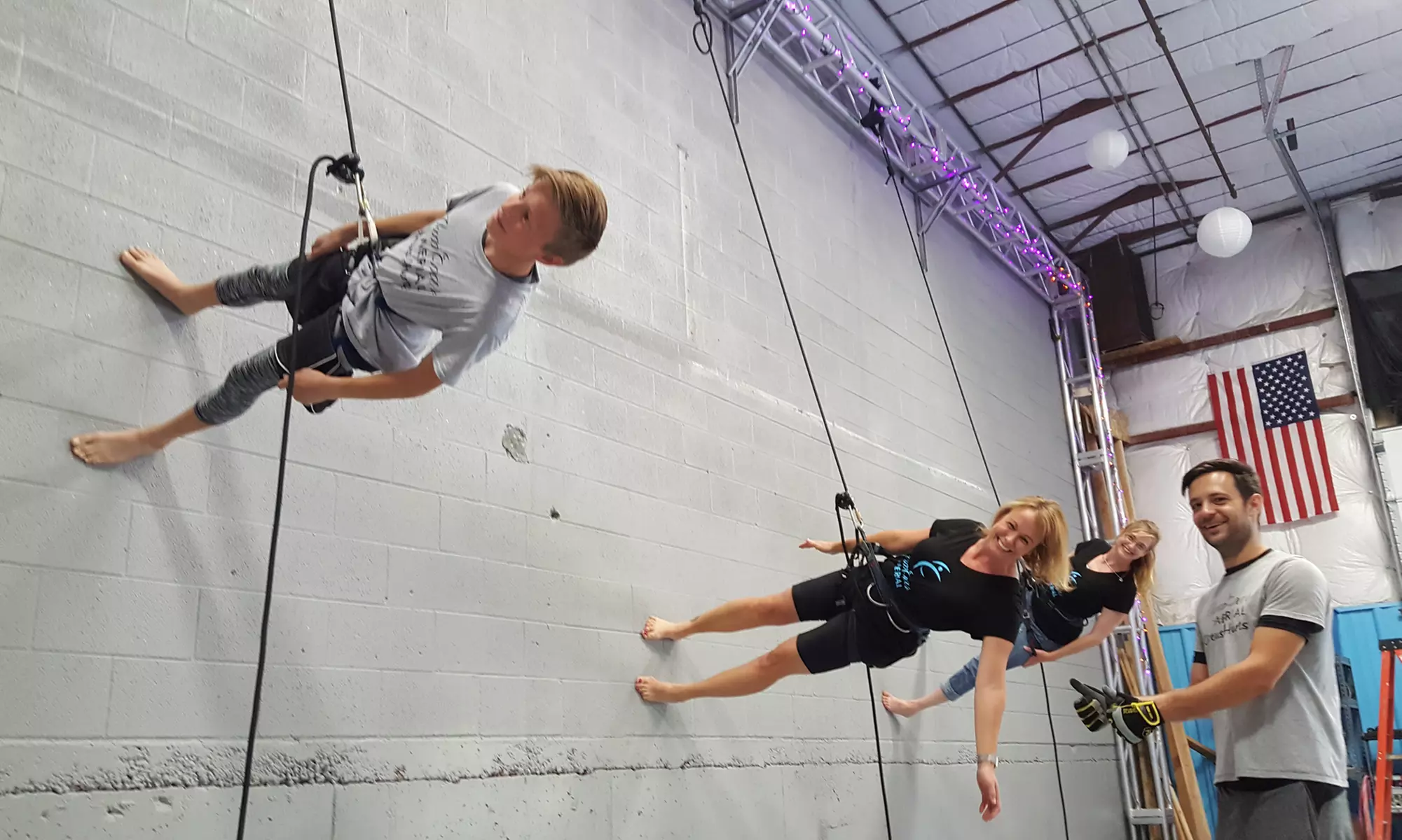 4 Weeks Air FIT, Trampoline Wall Technique, or Aerial Wall Technique Class at The Apollo Center (Up to 50% Off) - Primary Image