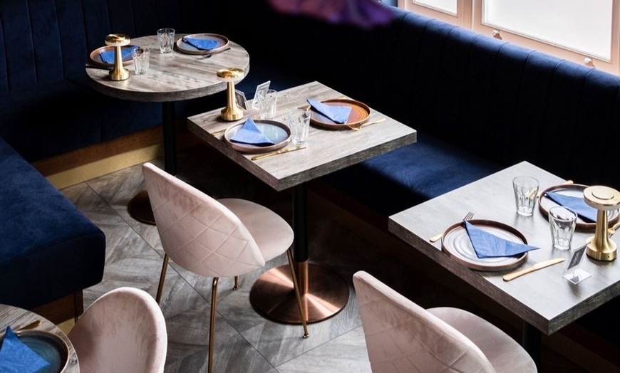 Image 6: Savor a Mezze Platter for Two or Four with Optional Glass of Wine