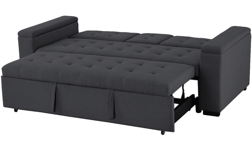 Image 27: Canapé convertible "Tilia" 3 places en tissu Kocoon