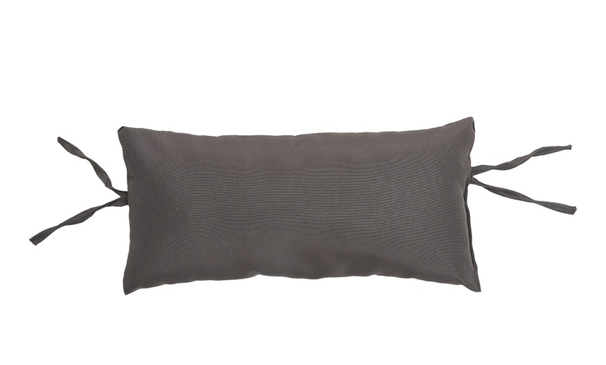 Image 25: Outdoor Cosy Rattan-Effect Hanging Egg Chair with Cushion