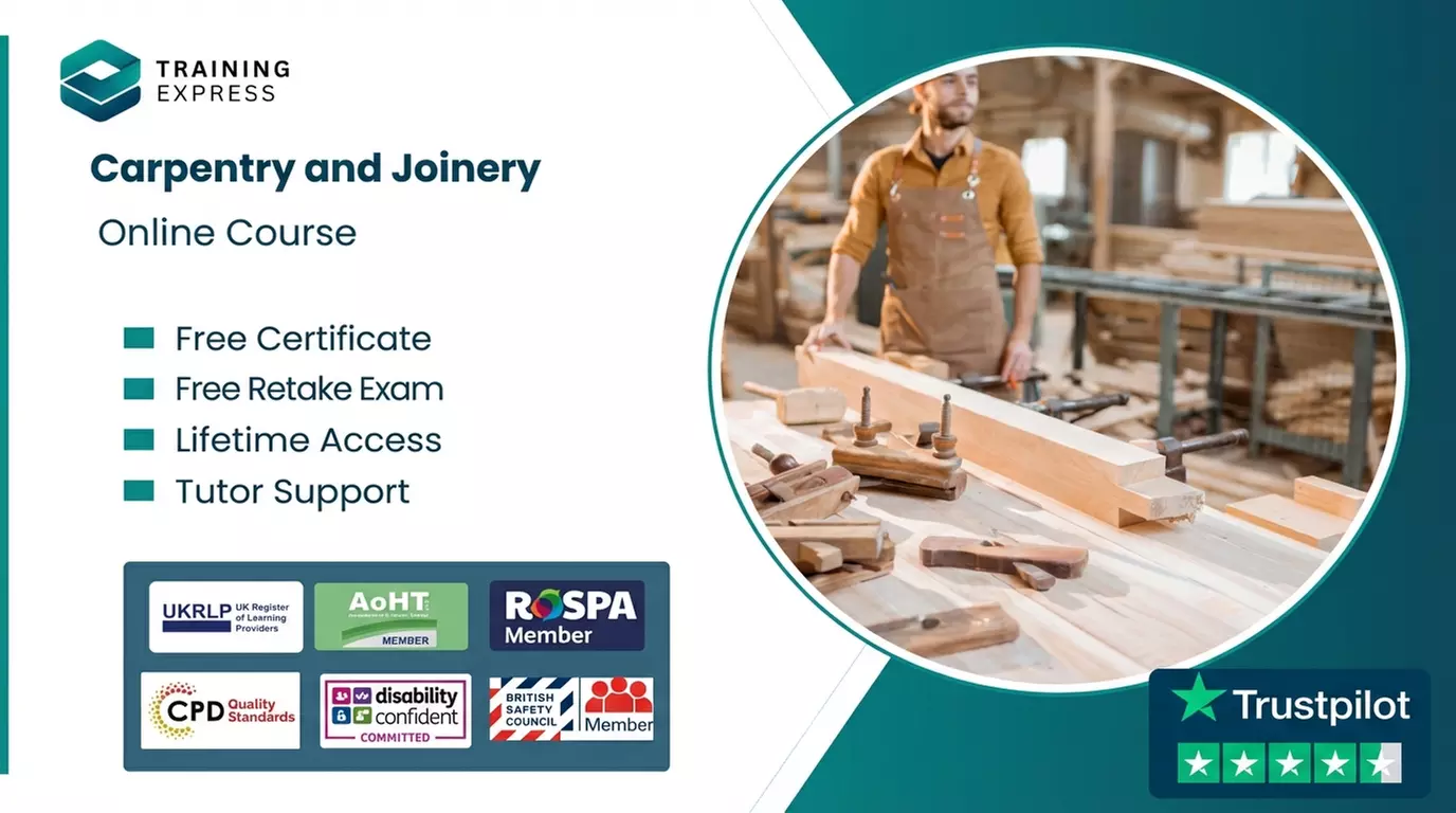 Carpentry and Joinery Online Course or Lifetime Membership to 2500+ Courses (Up to 50% Off) - Primary Image