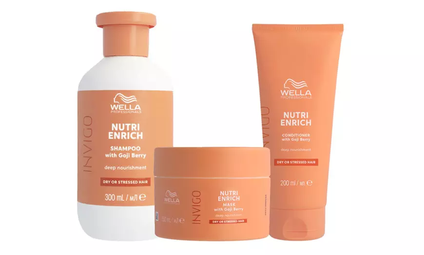 Image 1: Shampoo, balsamo, maschera e crema Wella Invigo Nutri-Enrich