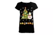 T-shirt de Noël arbre de bonhomme de neige - Image 2