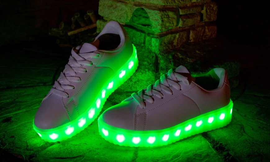 Image 9: Women's Trainers with LED Lights