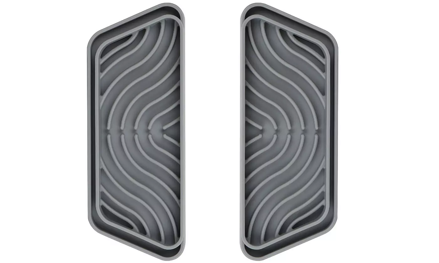 Refrigerator Drip Catcher Tray Water Dispenser Prevents Water Splashes(2PCS)