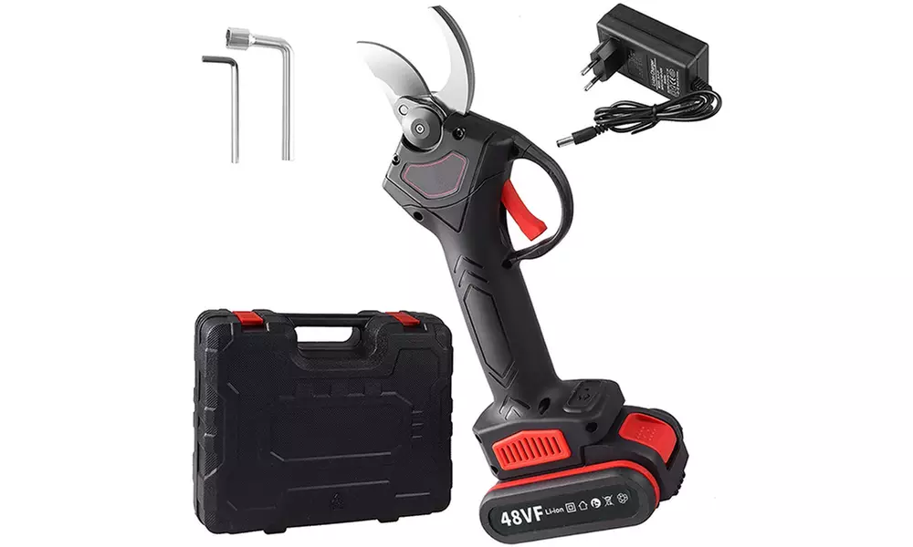 Elektrische Gartenschere inkl. Akku und Aufbewahrungskoffer