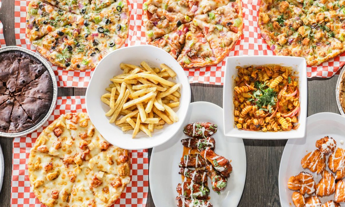 One Small, Medium, Large, or Family Size with One Topping Pizza & More