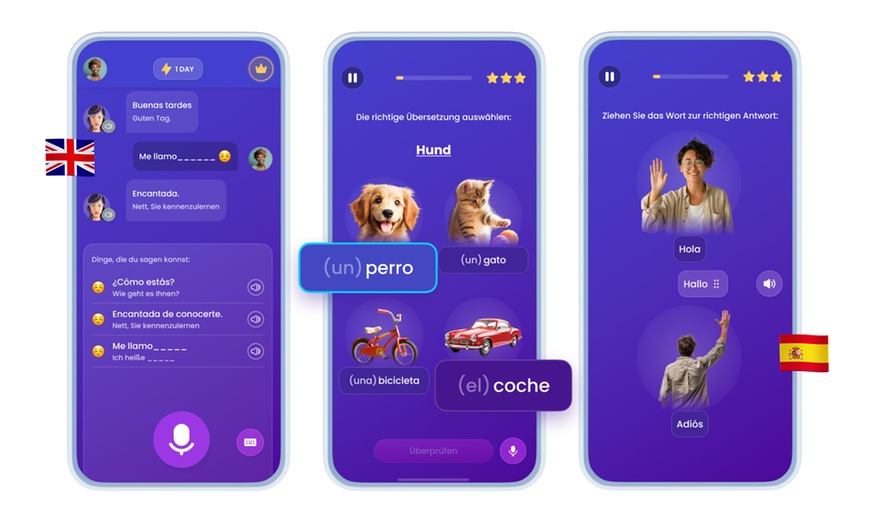 Image 4: 1 Monat / 1 Jahr / Lebenslang: Premium-Zugang für alle Sprachkurse