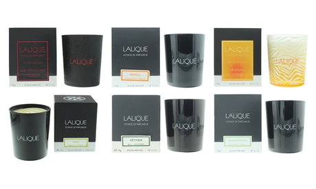 Lalique Unisex Orange Perfumed Candles: Les Vendanges Saint-Emilion France Perfumed Candle 190G