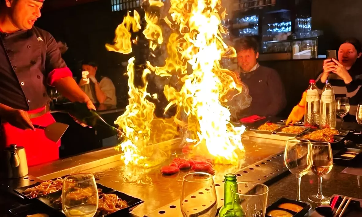 Menu japonais en 6 services au restaurant Sakura à Courtrai