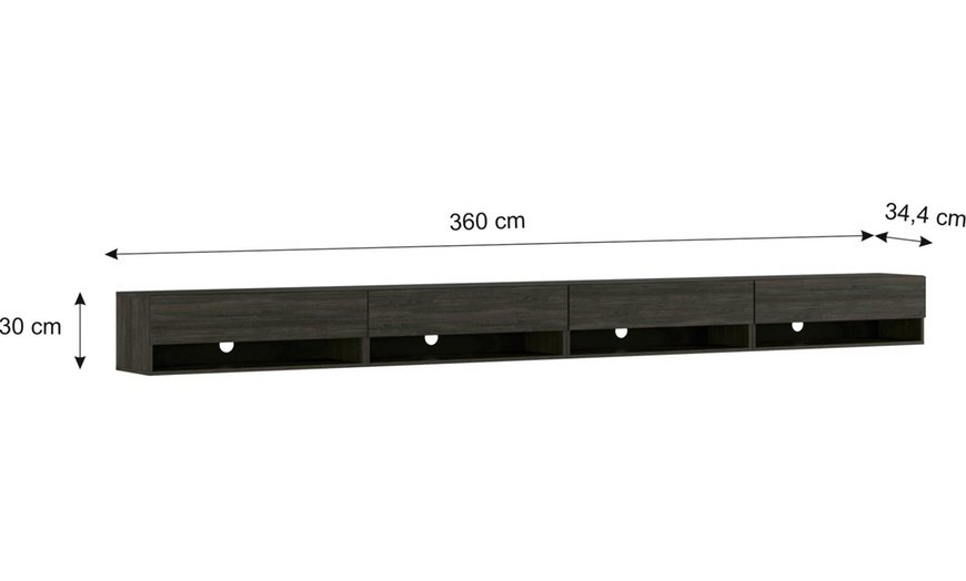 Image 16: Mobile TV con luci LED
