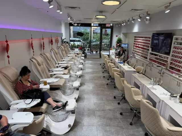 No-Chip Manicure and Pedicure Packages, SNS Dipping Powder, and More