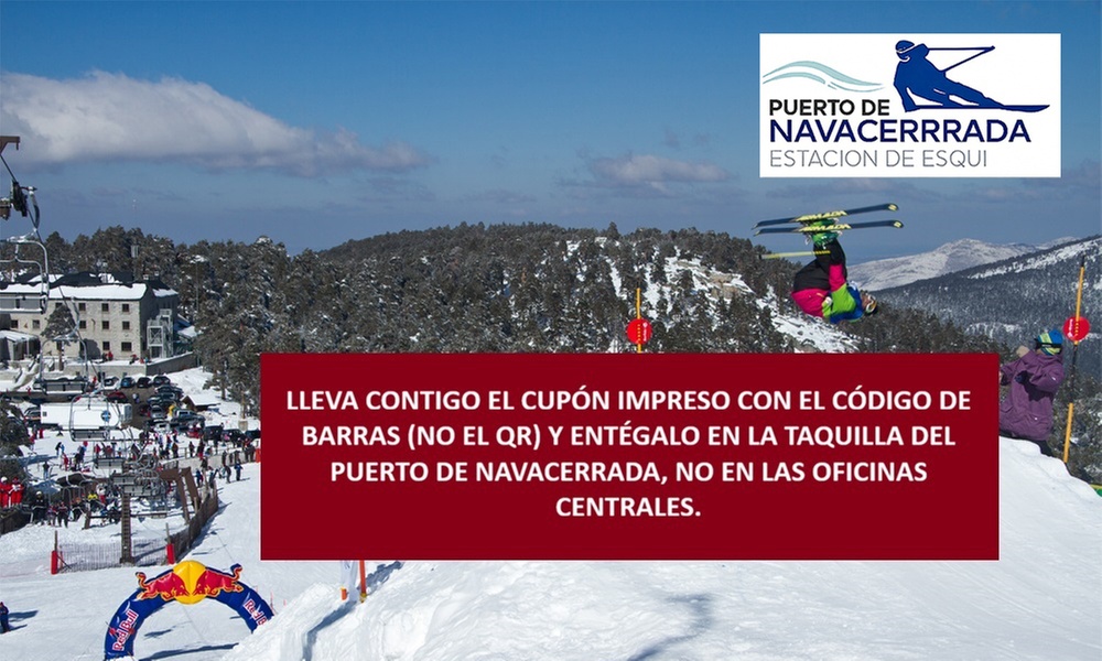 Forfait de Esquí con Alquiler Opcional en Puerto Navacerrada