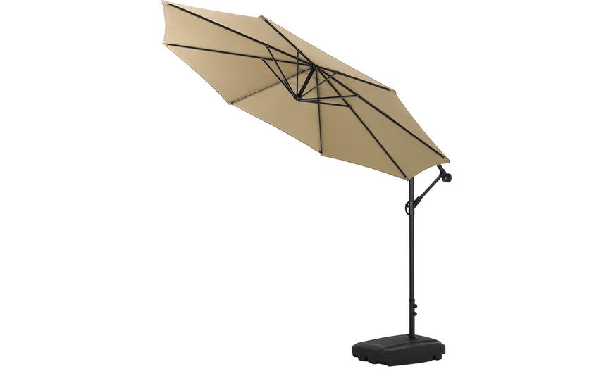 Image 6: 3M Cantilever Parasol Water-, UV-Resistant with Adjustable Height
