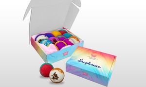 76% Off Personalised 12 Bath Bomb Gift Box