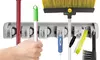 Tool Holder with Hooks- Wall Mounted Organizer for Garage