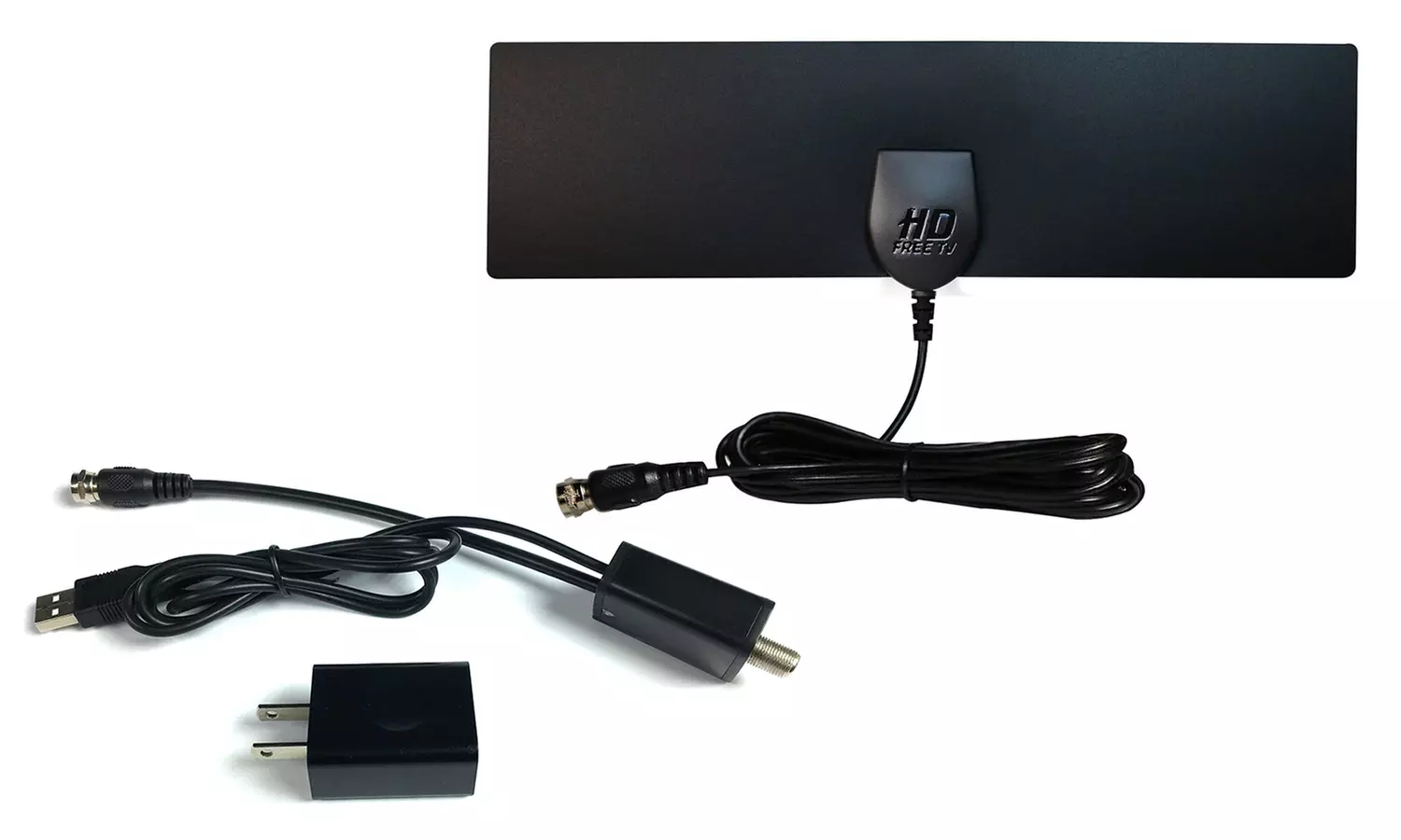 HD Free TV Antenna with Optional Amplifier (1 or 2-Pack) - Second Medium