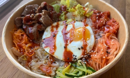 For 2: Korean / Asian Meal and Drink - Bubble Korner