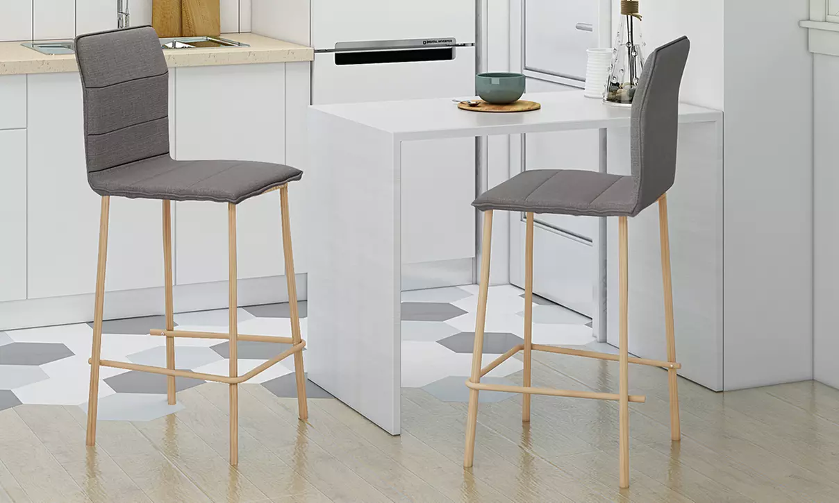 1, 2 ou 4 tabourets de bar style industriel DENVER - Primary Image