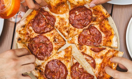 For Two People: Two Pizzas including One Bottle of Moore's Creek Wine - The Rawson