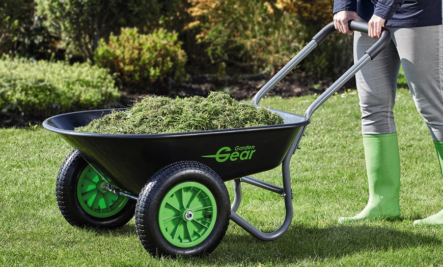 Image 5: Garden Gear Heavy-Duty and Folding Design Wheelbarrows 