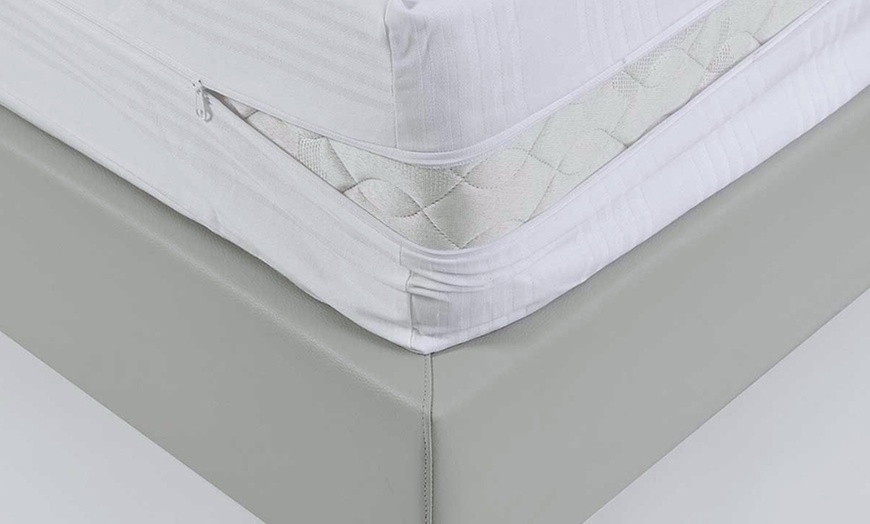 Image 3: Housse de matelas pour lit simple avec fermeture éclair