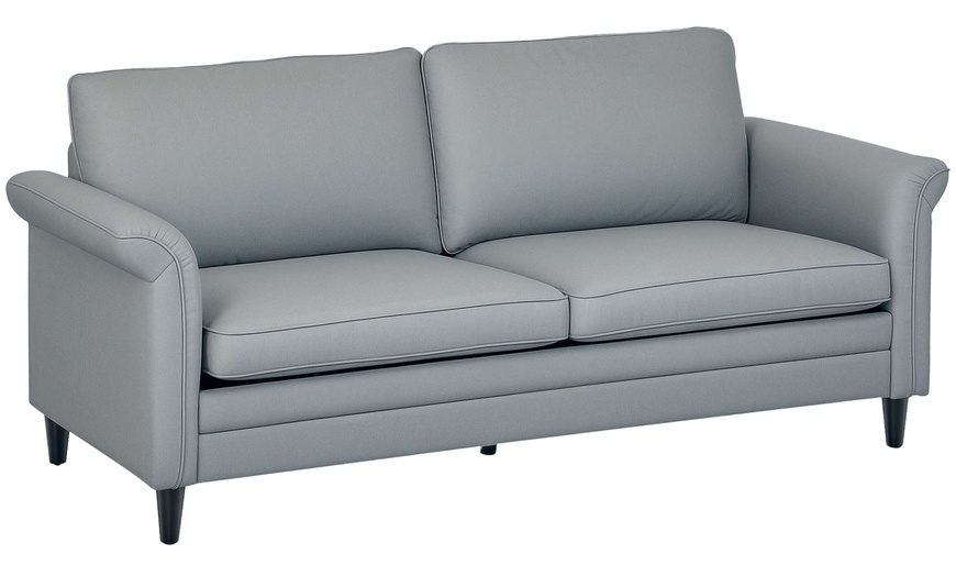 Image 2: HOMCOM Modern 3-Seater Sofa