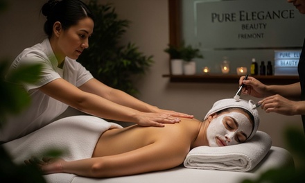 60 Minutes Swedish Massage With Aromatherapy + Hot Stones Or cupping - Pure Elegance Beauty Fremont