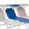 Image 2: Tumbona plegable con parasol 