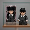 Image 1: Wednesday Addams-Inspired Walking Doll with Music and Iconic Outfit