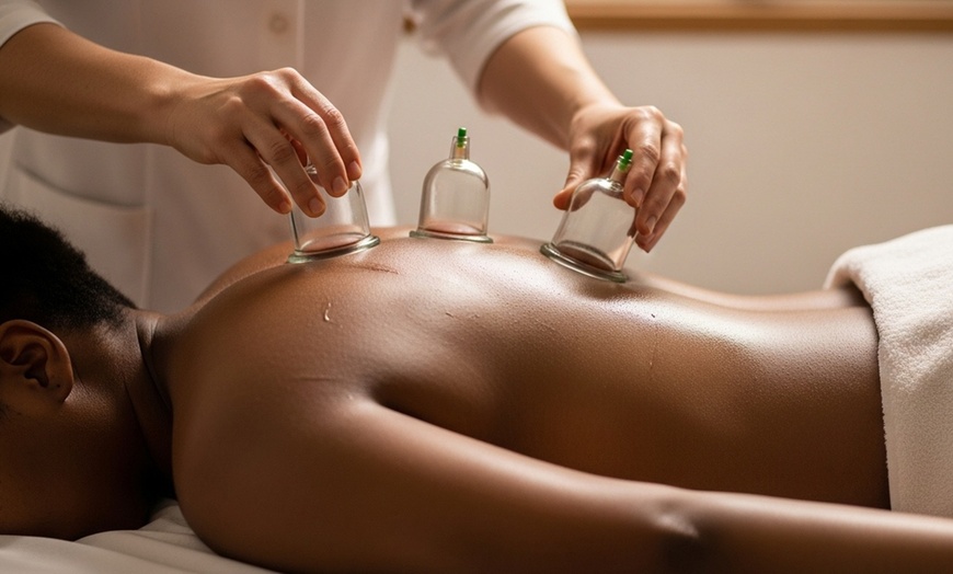 Image 2: Therapeutic Massage + Glided Cupping, Restorative Skin Serum & More 