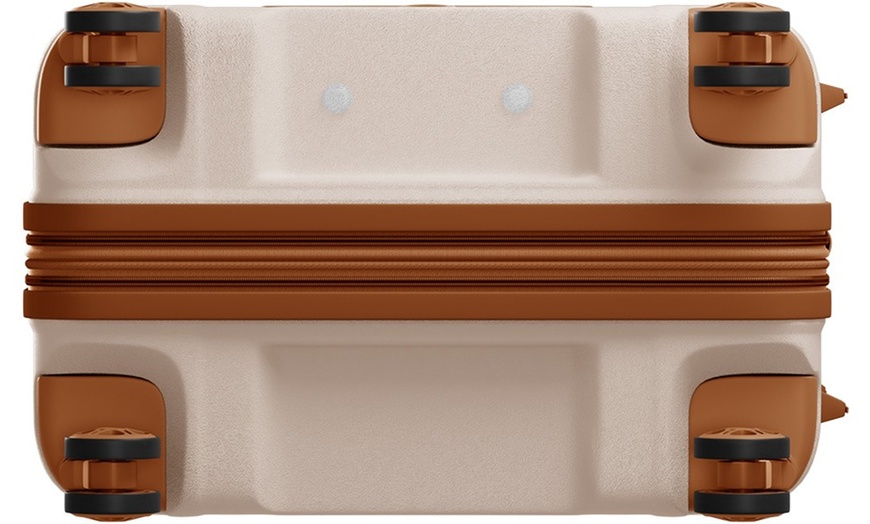 Image 8: 1 / 3x KONO Hartschalen-Reisekoffer mit TSA-Schloss