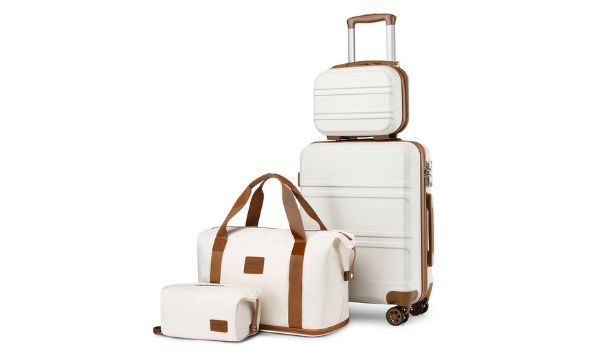 Image 2: Christmas Travel Luggage KONO 4-Piece Travel Set Ideal Gift For Family