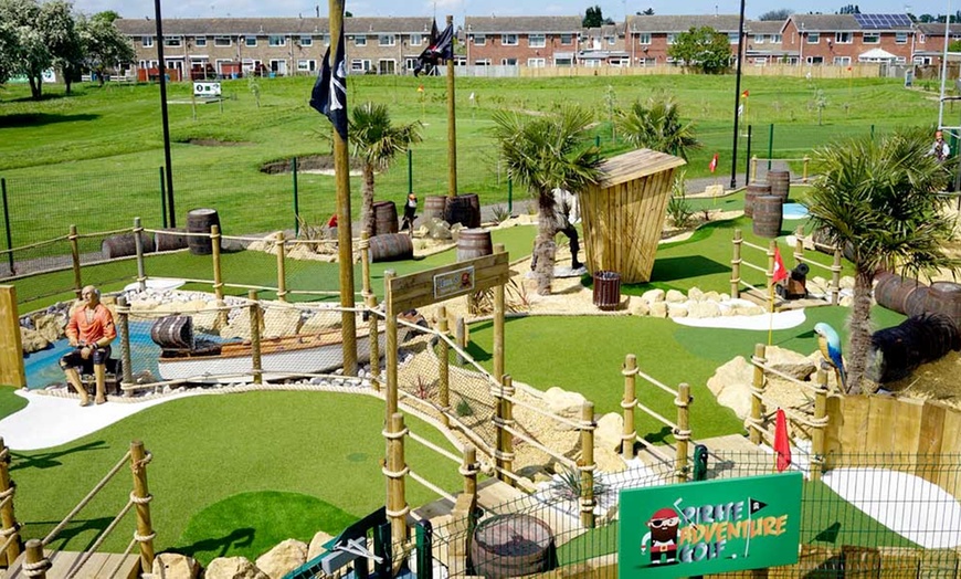 Image 1: Explore Fun with 18 Holes Of Pirate Adventure Golf For Adult or Child