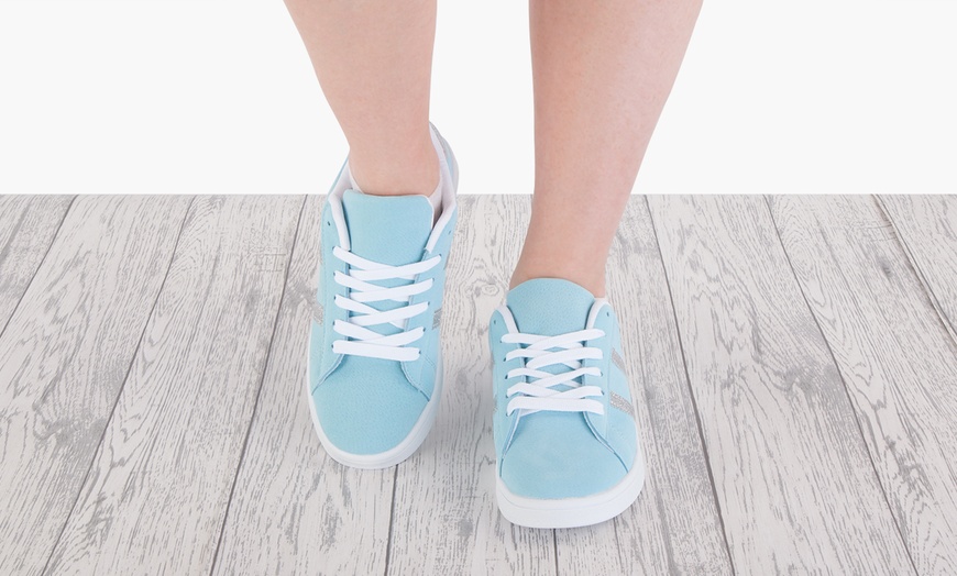 Image 8: Women's Pink or Sky Blue Trainers