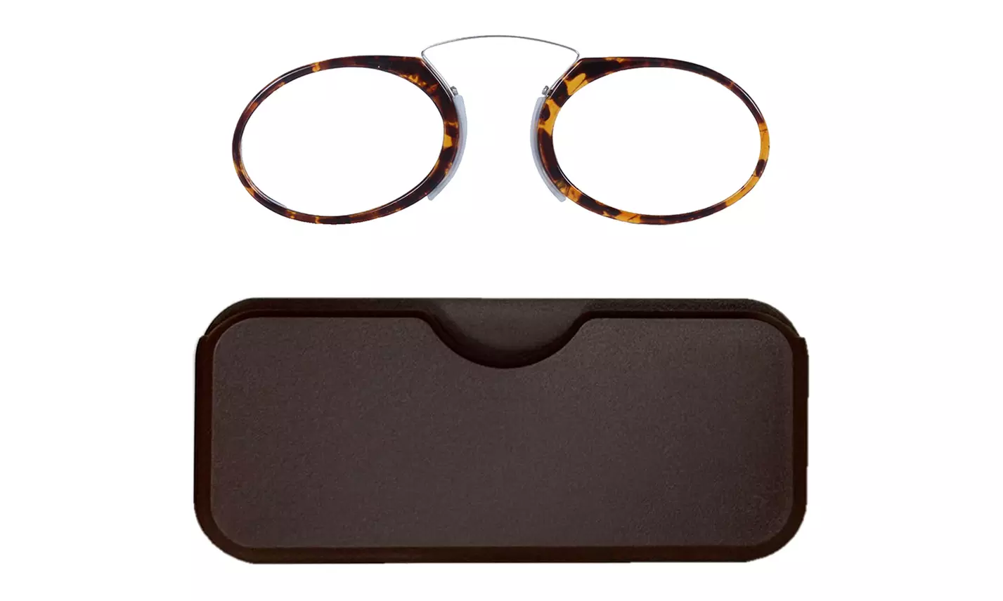 Waloo Ultra Thin and Compact Reading Glasses Readers with Case