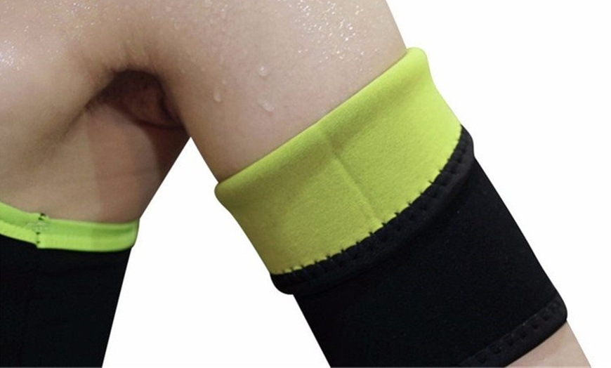 Image 3: Workout Arm Compression Bands